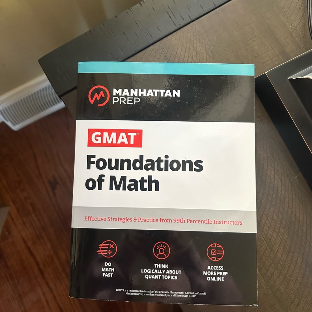 Manhattan Prep GMAT Foundations of Math Book